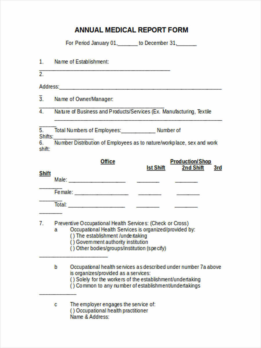 Medication Incident Report Form Template