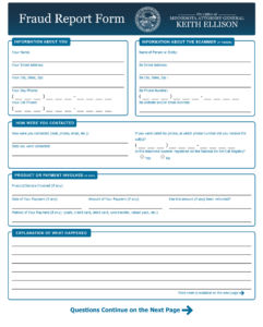 Minnesota Fraud Report Form Download Printable PDF Templateroller