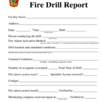 MN Fire Drill Report Fill And Sign Printable Template Online US