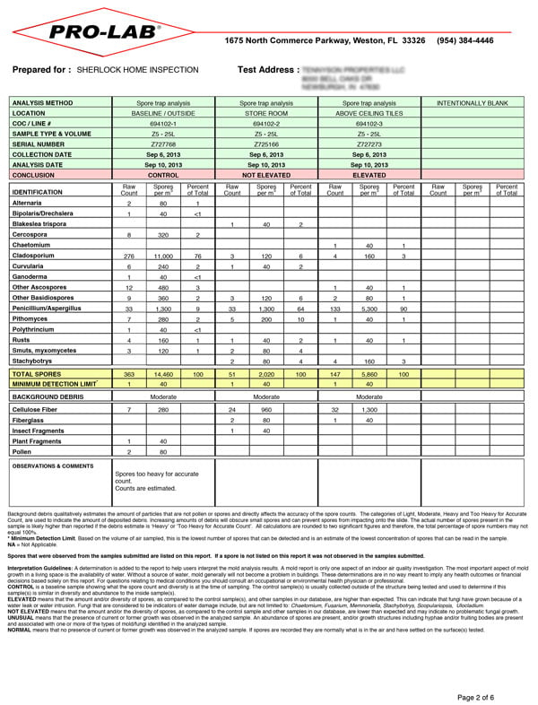 Mold Inspections And Testing Sherlock Homes Property Inspections