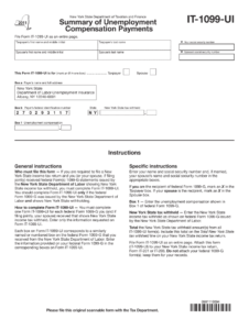 New York 1099 Unemployment Get Fill Online Printable Fillable