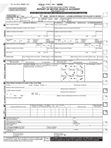 New York State Motor Vehicle Accident Report Form MV 104 DocHub