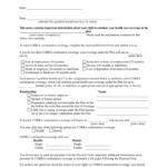 Offering Of Cobra Continuation Coverage Form Fill Out And Sign