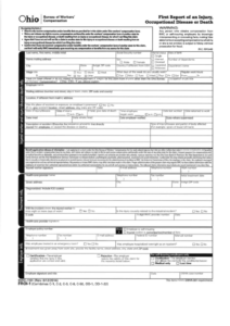 Ohio Workers Comp First Report Of Injury Form ReportForm