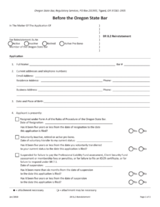 Oregon Br 8 2 Reinstatement Form Download Fillable PDF Templateroller