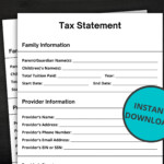 Our Tax Statements Make Things Easy Come Tax Season Simply Print Them