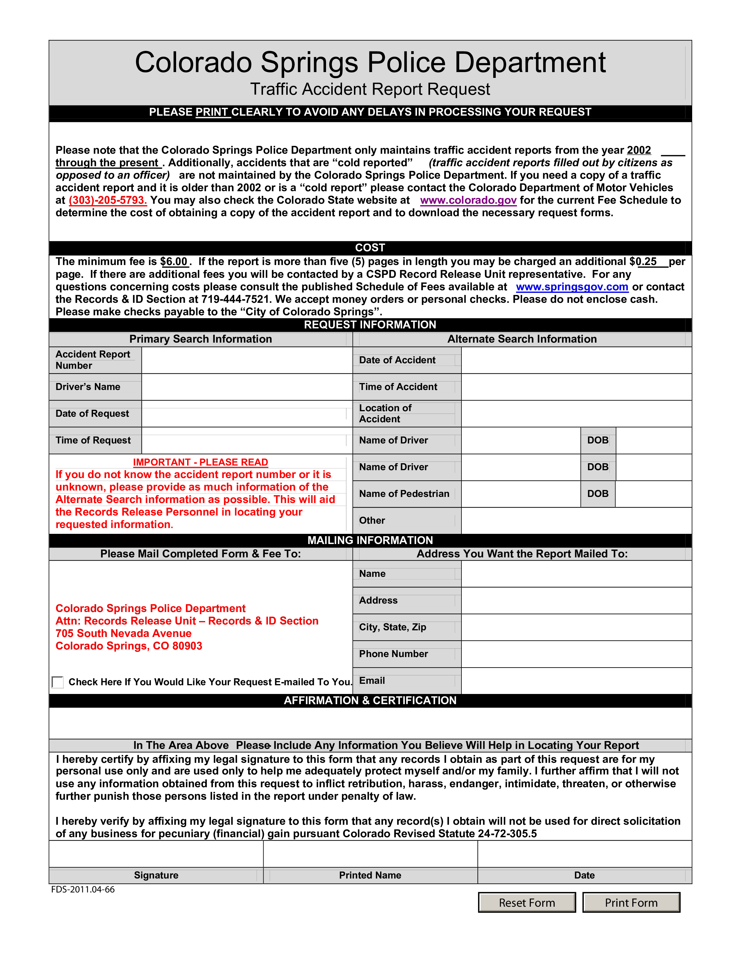 Police Accident Report Templates At Allbusinesstemplates