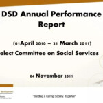 PPT DSD Annual Performance Report 01April 2010 31 March 2011