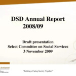 PPT DSD Annual Report 2008 09 PowerPoint Presentation Free Download