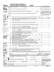 1040ez tax form online