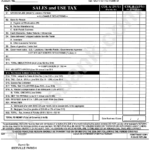 Sales And Use Tax Report Form Union Parish Printable Pdf Download