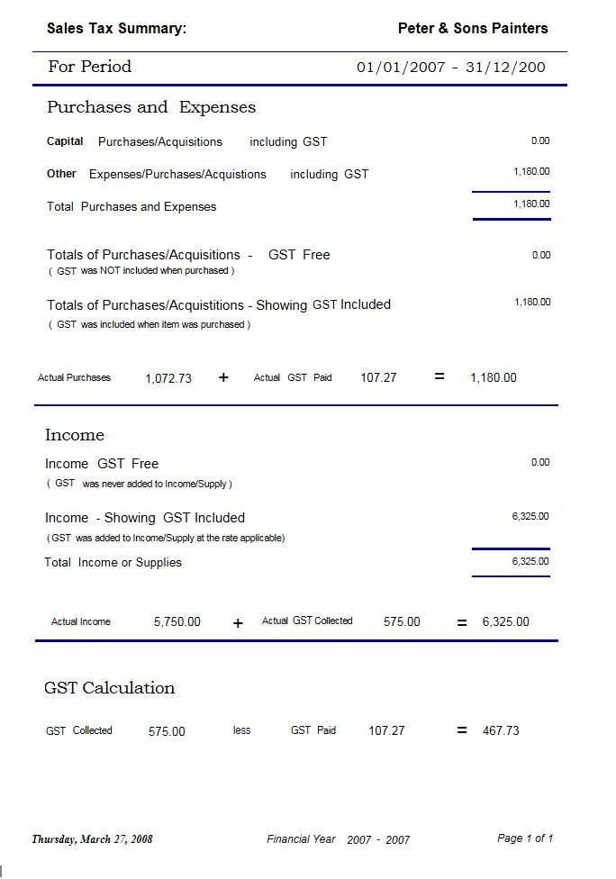 Sales Tax Reporting By Businesses In Canada USA Aust UK NZ EasyAs 