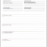 Sample Slip And Fall Incident Report Form Download PDF