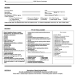 San Diego Regional Center Special Incident Report Fill Out Sign