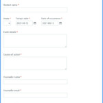 School Incident Report Form Template Formsite