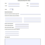 School Incident Report Template 2 TEMPLATES EXAMPLE TEMPLATES