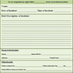 School Incident Report Template 4 TEMPLATES EXAMPLE TEMPLATES