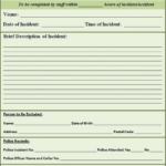 School Incident Report Template 4 TEMPLATES EXAMPLE TEMPLATES