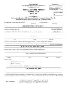 Sec Form Tcr Fillable Printable Forms Free Online