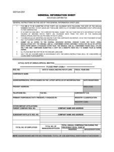 Sec Gis Form 2022 Download Excel Fill Online Printable Fillable