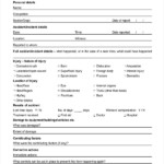 Simple Printable Incident Accident Report Form Printable Forms Free