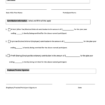 Solo 401k Annual Contribution Form My Solo 401k Printable Pdf Download