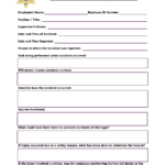 State Of Florida Incident Report Form With Body Image ReportForm