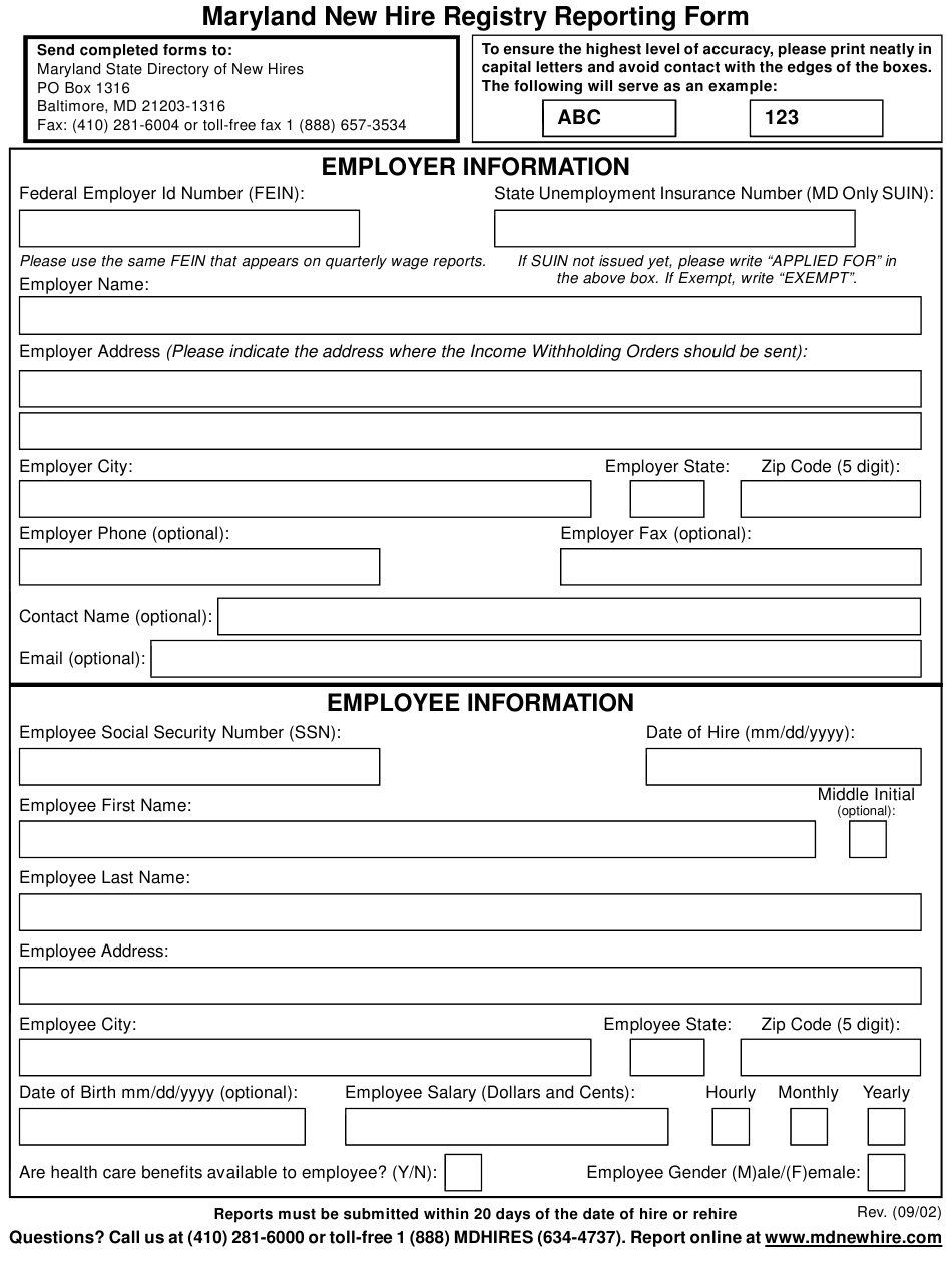 State Of Montana New Hire Reporting Form NewHireForm