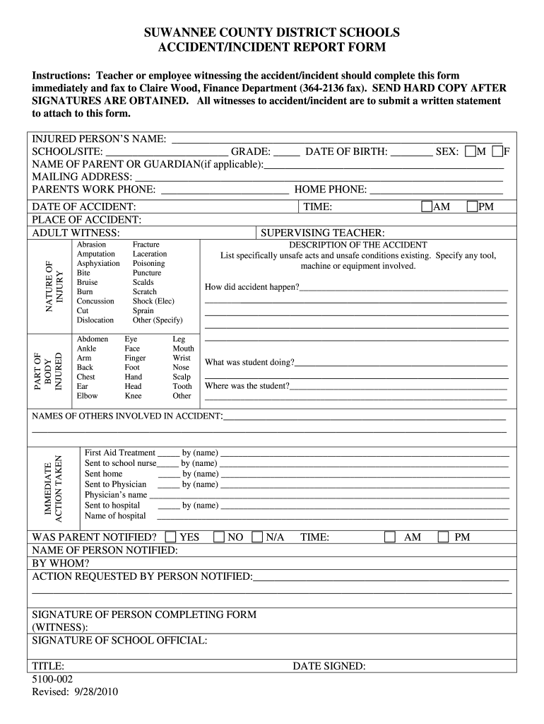 Suwannee County Accident Reports Fill Out And Sign Printable PDF 