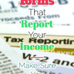 Tax Time Are You Reporting Your Income Different Tax Forms To Look For