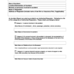 Top 5 Police Accident Report Form Templates Free To Download In PDF Format