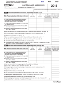 Top Capital Gains Tax Form Templates Free To Download In PDF Format