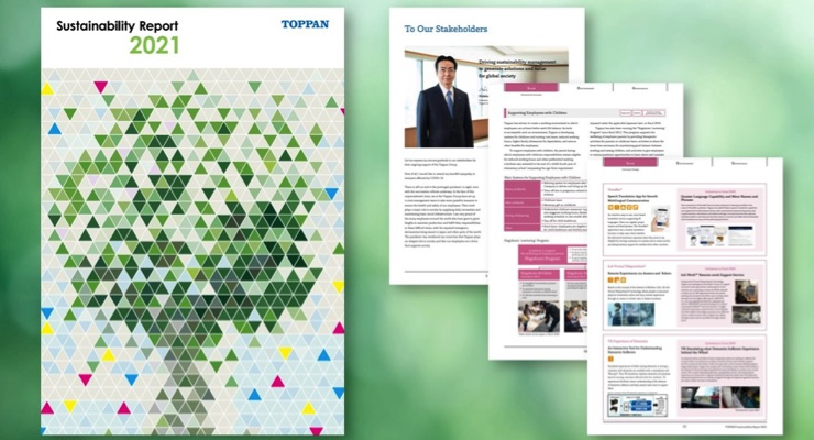 Toppan Publishes 2021 Sustainability Report Printed Electronics Now