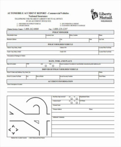 Traffic Accident Form Best Of Minnesota Motor Vehicle Crash Report