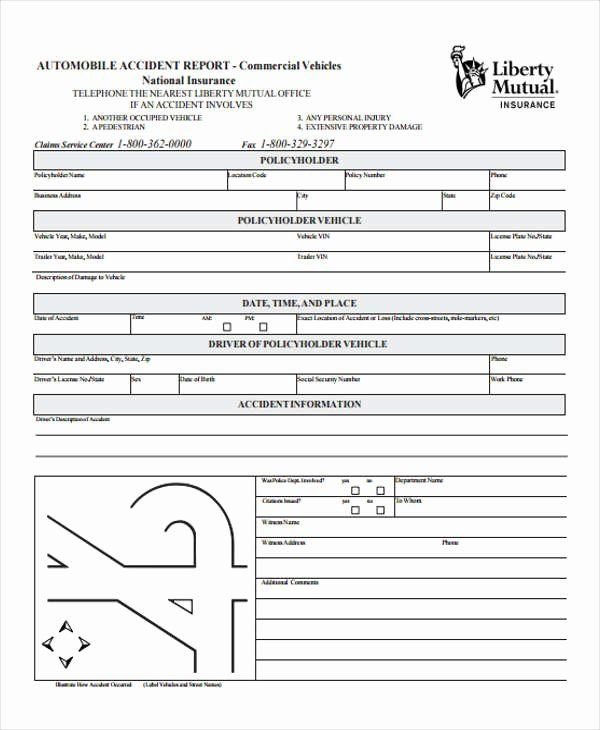 Traffic Accident Form Best Of Minnesota Motor Vehicle Crash Report 