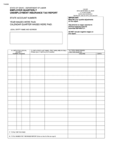 Unemployment Tax Form Fill Out Sign Online DocHub