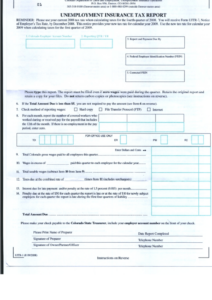 Unemployment Tax Form Virthotel