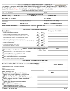 USAREC Form 190 4 3 Download Fillable PDF Or Fill Online USAREC Serious