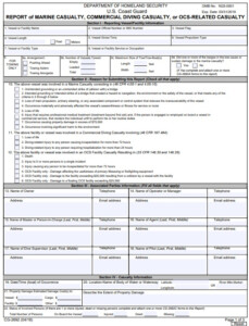 USCG New Marine Casualty Reporting Forms MaritimeCyprus