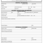 Vehicle Accident Investigation Form Template Sample Templates