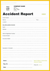 Vehicle Accident Report Form Template Best Of Work Accident Report Form