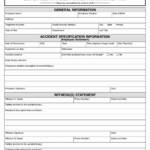 Vehicle Accident Report Form Template Free VEHICLE UOI