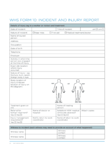 Whs Incident Report Form Fill Out Sign Online DocHub