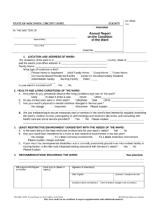 Wisconsin Annual Report Form Fill Out And Sign Printable PDF Template